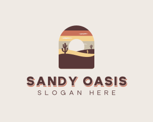 Dune - Cactus Sand Desert logo design