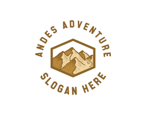 Adventure Mountain Peak logo design