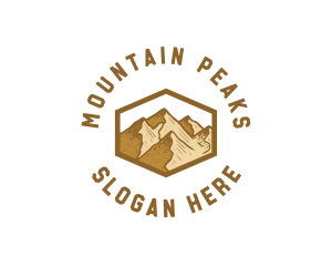 Himalayas - Adventure Mountain Peak logo design