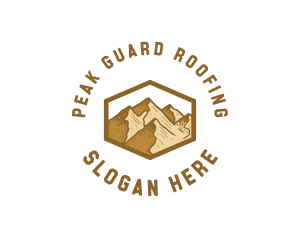 Adventure Mountain Peak logo design