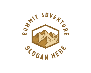 Climbing - Adventure Mountain Peak logo design