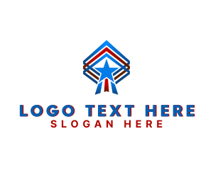 Michigan - Patriotic American Star logo design