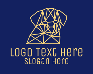 Zoo - Simple Dog Line Art logo design
