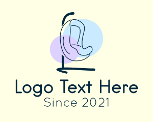 Hanging Egg Chair logo design