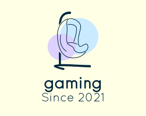 Furniture Shop - Hanging Egg Chair logo design