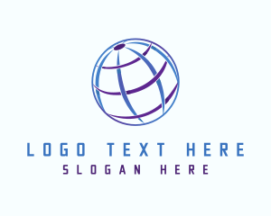 Logistics - International Global Business logo design