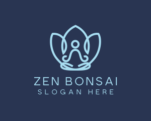 Zen Yoga Wellness logo design