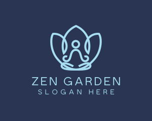 Zen Yoga Wellness logo design