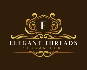 Wreath Luxury Royal logo design