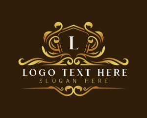 Expensive - Wreath Luxury Royal logo design