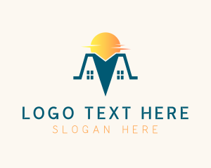 Home Repair - Roof Home Builder logo design