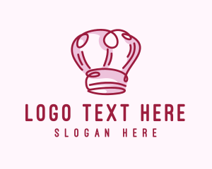 Gourmet - Toque Hat Restaurant Cook logo design