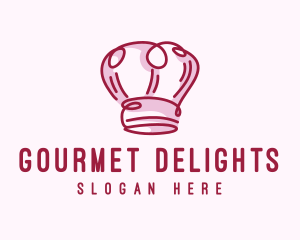 Toque Hat Restaurant Cook logo design