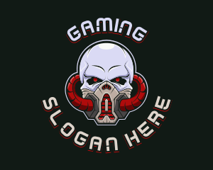 Gaming Gas Mask logo design