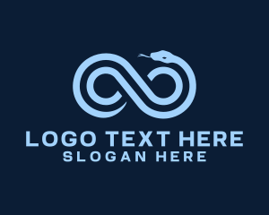 Zoology - Infinity Wild Snake logo design