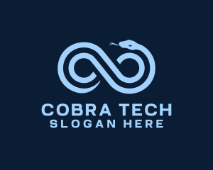 Cobra - Infinity Wild Snake logo design