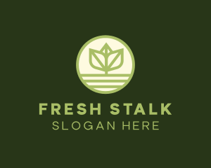 Stalk - Natural Plant Ground logo design