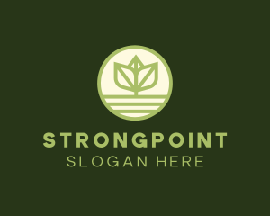 Treatment - Leaf Stalk Ground logo design