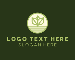 Water - Leaf Stalk Ground logo design