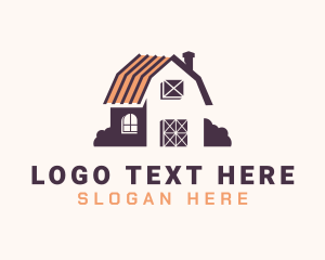 House - Barn Home Farming logo design