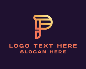 Advertising - Business Company Letter P logo design