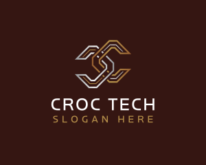 Tech Agency Letter C logo design