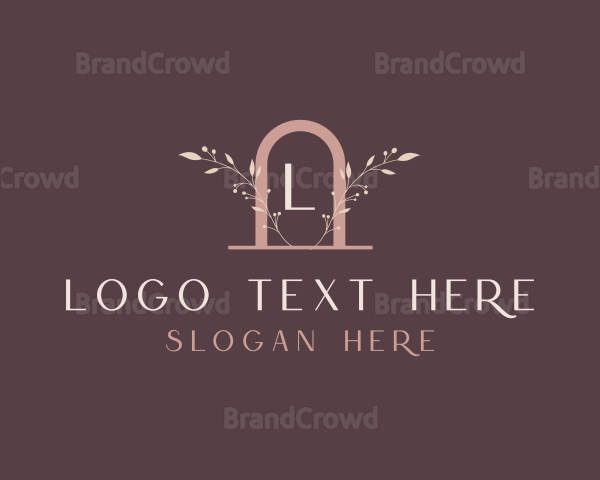 Elegant Beauty Floral Boutique Logo