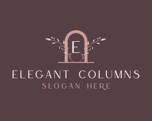 Elegant Beauty Floral Boutique logo design