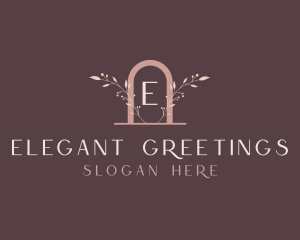 Elegant Beauty Floral Boutique logo design