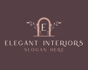 Elegant Beauty Floral Boutique logo design