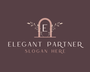 Elegant Beauty Floral Boutique logo design