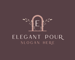 Elegant Beauty Floral Boutique logo design