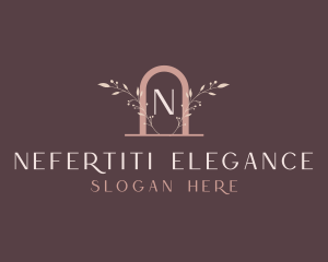 Elegant Beauty Floral Boutique logo design