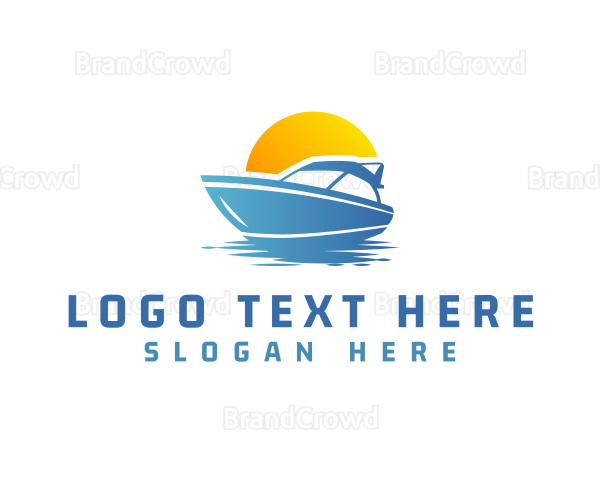 Yacht Travel Holiday Logo