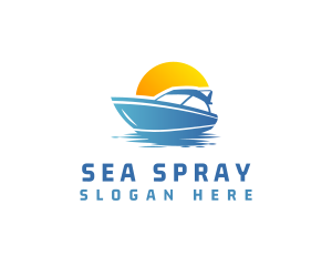 Yacht Travel Holiday logo design