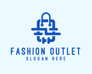 Plumbing Shopping Bag Logo