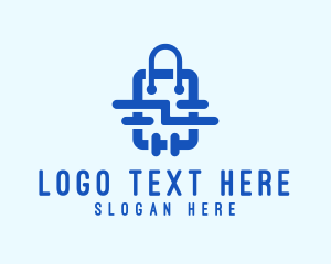 Plumbing Shopping Bag Logo