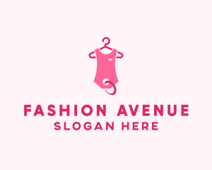 Garments - Pink Kids Baby Clothing Apparel logo design