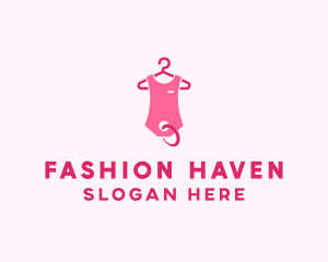 Clothing - Pink Kids Baby Clothing Apparel logo design