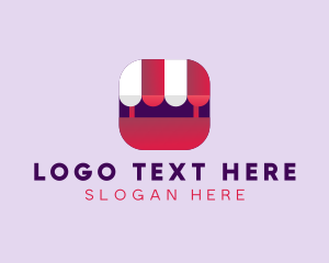 Website - Online Market App logo design