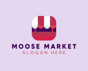 Online Market App  logo design