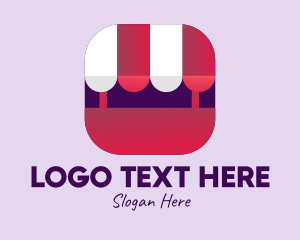 Social Media - Online Store App logo design
