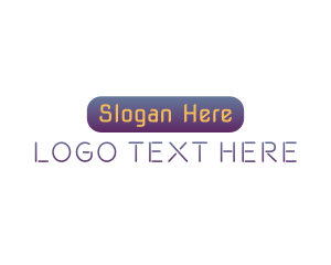 Hacker - Modern Neon Wordmark logo design