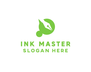 Writing Ink Pen  logo design