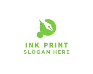 Writing Ink Pen  logo design