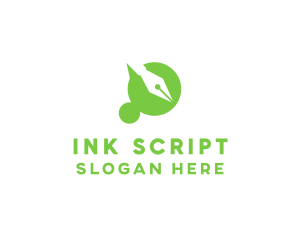 Writing Ink Pen  logo design