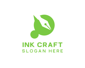 Writing Ink Pen  logo design