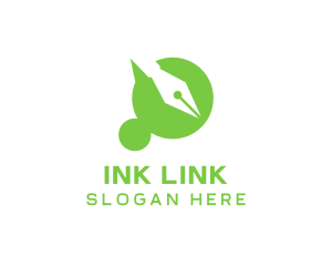 Writing Ink Pen  logo design