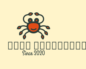 Red Moon - Happy Red Crab logo design