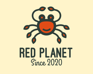 Happy Red Crab logo design